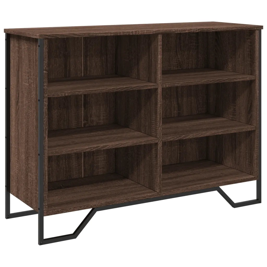 Credenza Rovere Marrone 101x35,5x74,5 cm in Legno Multistrato