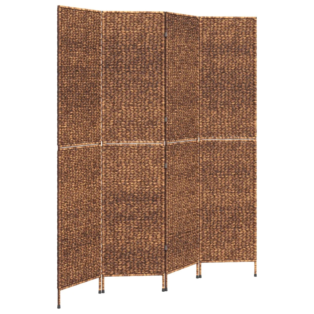 vidaXL Divisorio Ambienti 4Pannelli Marrone 163x180cm Giacinto d'Acqua