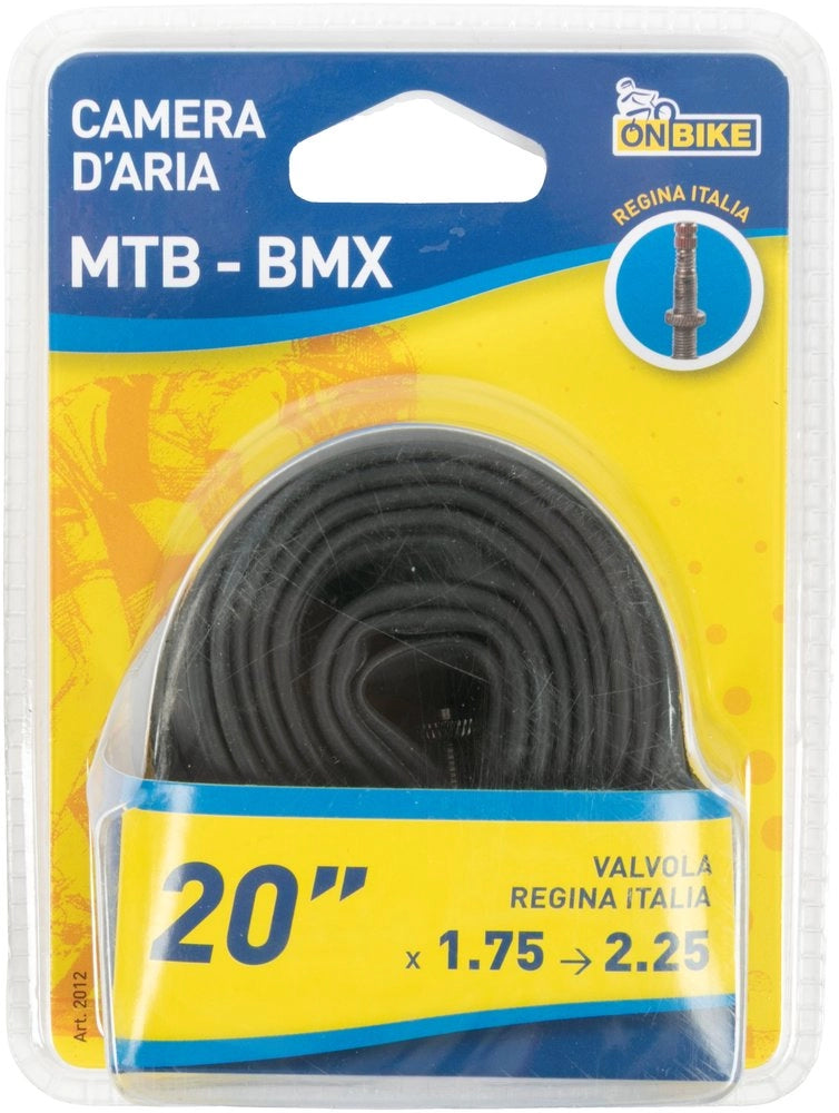 "Camera dâ€™Aria 20"" E.T.R.T.O. 47-406 â€“ Valvola Schrader per BMX e Bici"