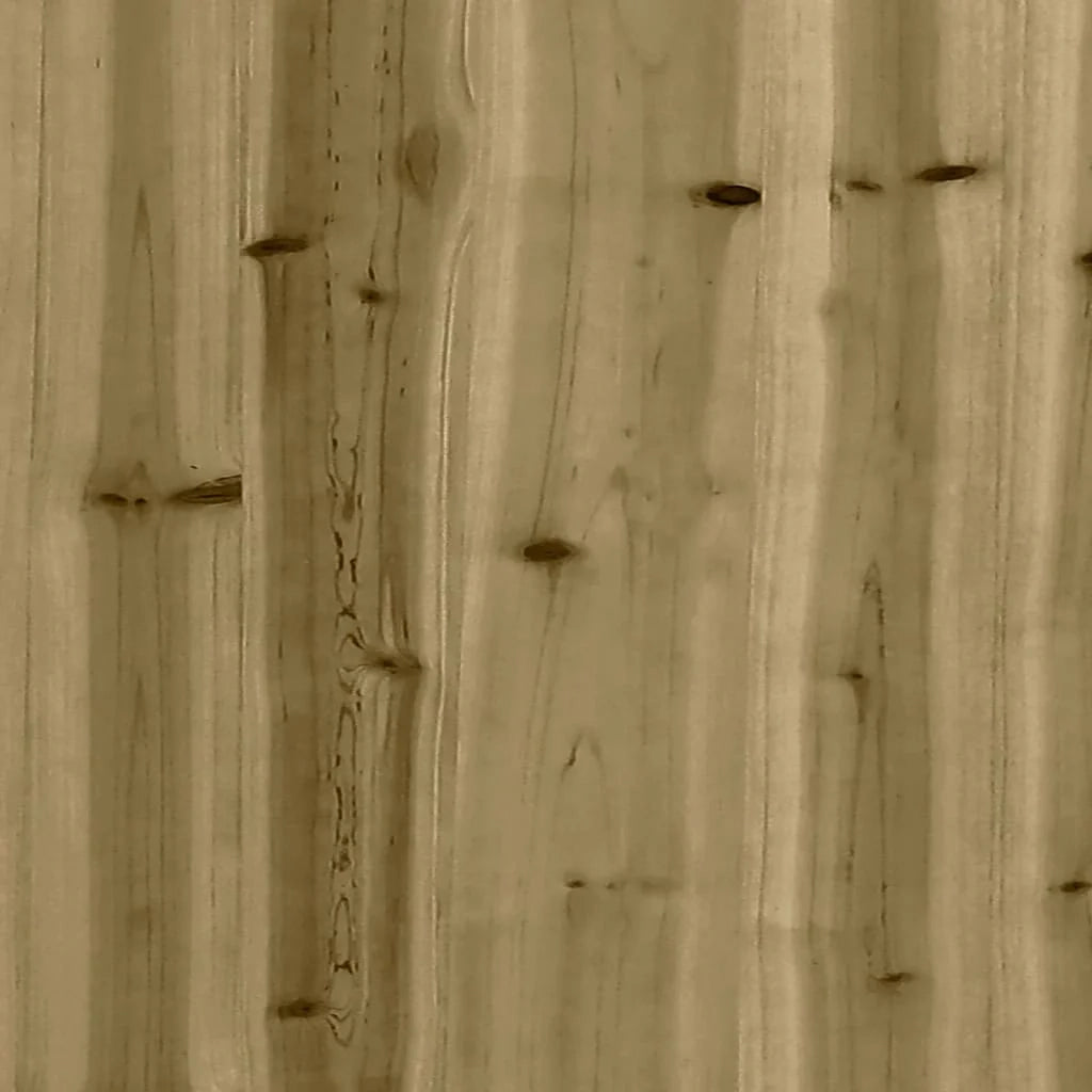 Fioriera rialzata per piante fiori terrazza giardino 150 x 50 x 70 cm legno di pino impregnato marrone 02_0037446