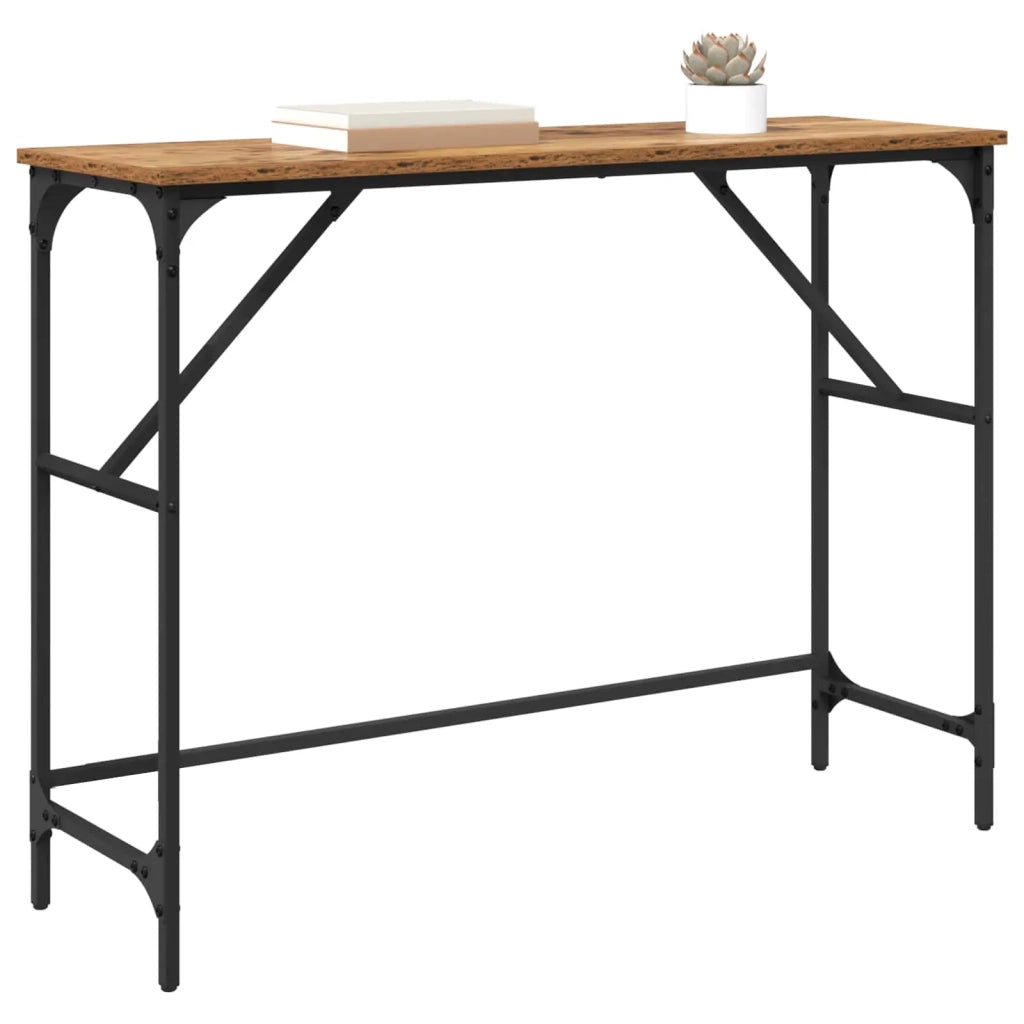 Tavolo consolle Legno vecchio 100 x 32 x 75 cm