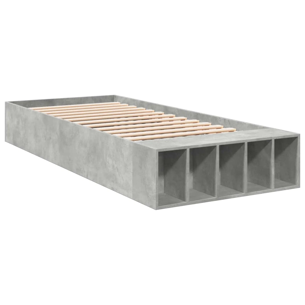 Telaio del letto con storage Grigio Cemento 80 x 200 cm 3429562