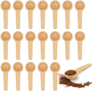 Set di Cucchiai in Legno 20 pezzi - Cucchiaio da Cucina Mini - Cucchiaio per Spezie - Cucchiai in Legno 6,9 x 2,5 cm - Materiale in Legno di Loto - Produzione Artigianale - Cucchiaio da Cucina