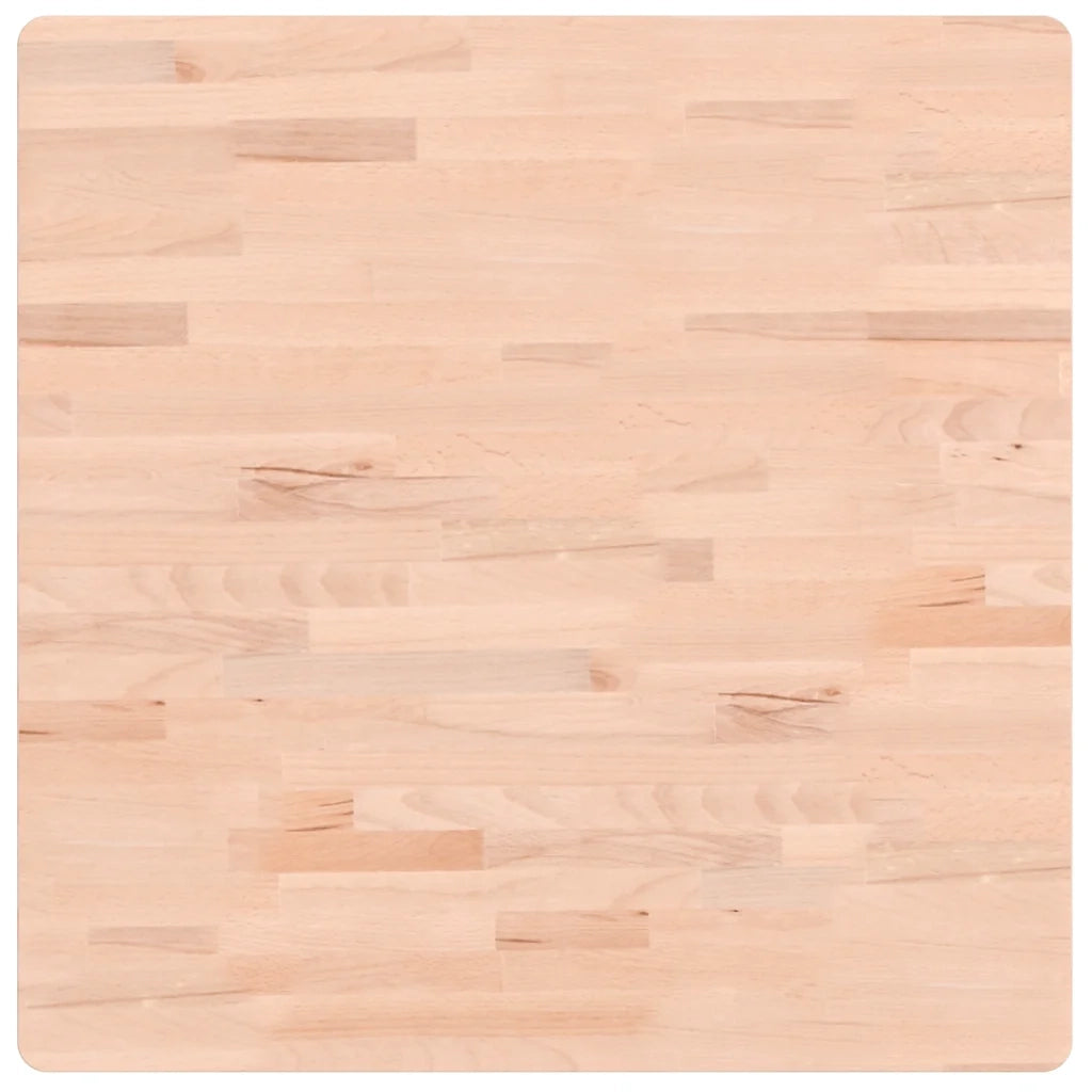 Piano per Tavolo 70x70x1,5 cm Quadrato Legno Massello di Faggiocod mxl 107330