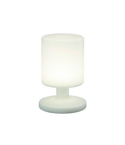 Lampada tavolo da Esterno a LED in Plastica Bianco