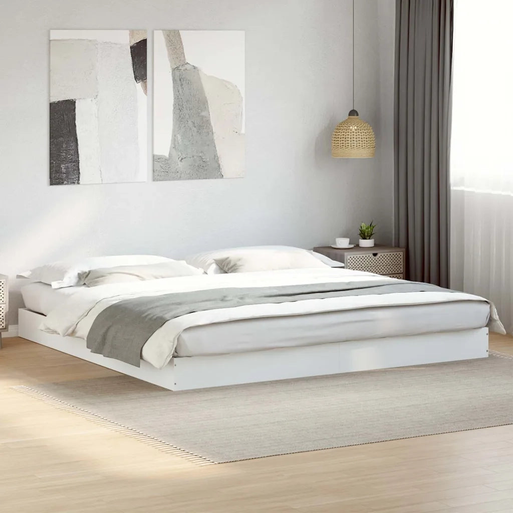 Giroletto senza Materasso Bianco 180x200 cm Legno Multistrato 842000
