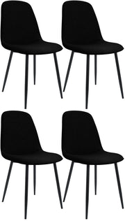 Set di 4 sedie da pranzo in tessuto Maryam 4
