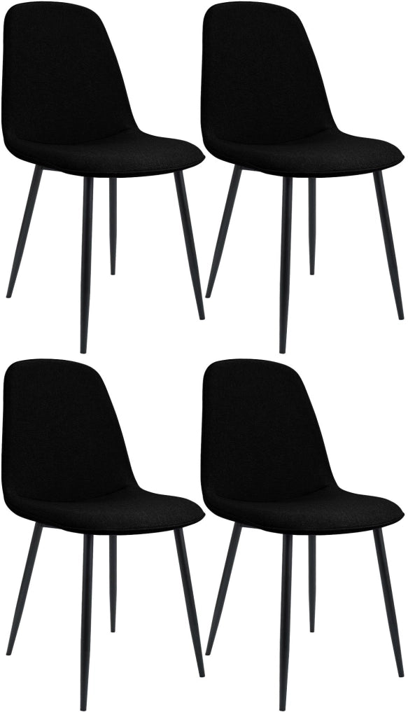 Set di 4 sedie da pranzo in tessuto Maryam 4