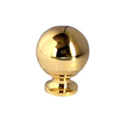 Pomolo Sfera Ottone Lucido mm 22