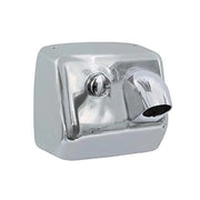 Asciugamano elettrico con pulsante inox cromato lucido zonda nofer 02200.b