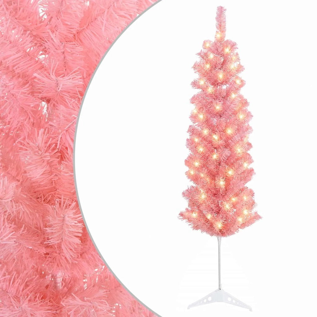Albero di Natale Artificiale Sottile 150 cm 150 LED 3461076