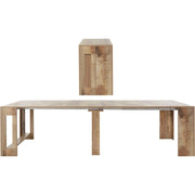 Set di 2 Panche Allungabili per consolle e Tavolo da pranzo 290/66X25X45cm - ORION