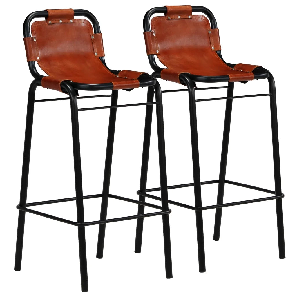 Set da Bar 3 pz in Massello di Recupero e Vera Pelle di Capra 246286