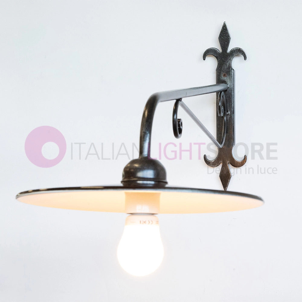 PIATTO Applique Rustico per Esterno Braccio Sporgente L.90 Cm.
