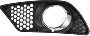 Mistlamprooster per Mercedes-Benz C300 2008-2012, Inzetstuk Nr.2048850253, Zwart, Zilveren Toon ABS