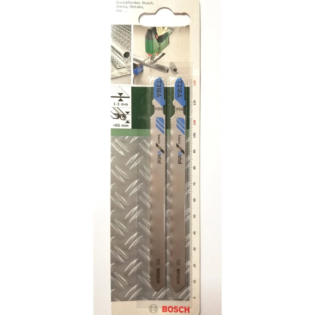 Bosch LAMA PER SEGHETTO ALTERNATIVO HSS. T 318A. 106 MM.