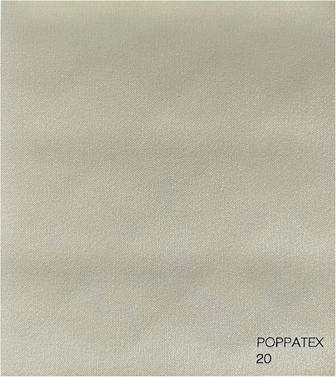 Tessuto Ecopelle Nautica Tappezzeria Alta Qualità "POPPATEX" - Colore Panna 20 - Morbida e Resistente - Vendita al Metro - H.140