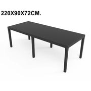 TAVOLO ALLUNGABILE IN PLASTICA PLP DA GIARDINO ESTERNO INDO ANTRACITE 150/220X90