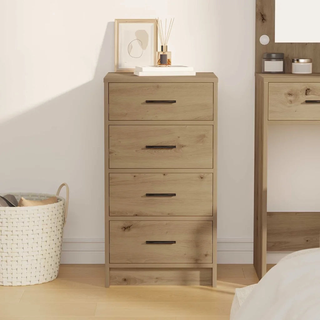 Credenza | Madia | Buffet da pranzo | Armadio da pranzo rovere artigianale 40 x 41 x 75 cm Legno multistrato