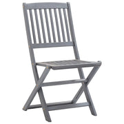 Sedie da Giardino Pieghevoli 6 pz in Legno Massello d'Acacia 3065520