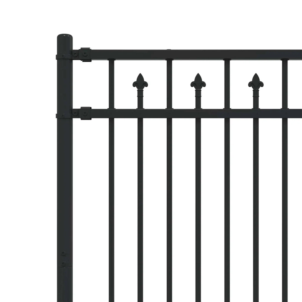 Recinzione da Giardino | Recinzione a picchetto BAARLO Nero