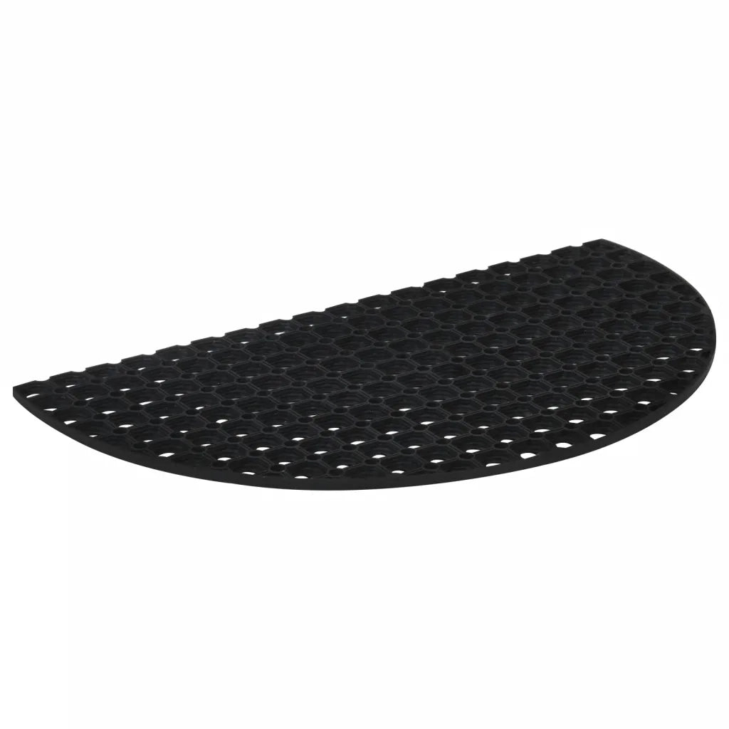 vidaXL Zerbino Mezzo Rotondo 45x75 cm in Gomma