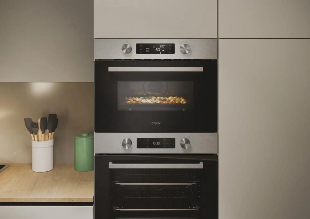 Candy CA4MWNBB6N Nero, Acciaio inox Microonde combinato Da incasso 44 L 900 W