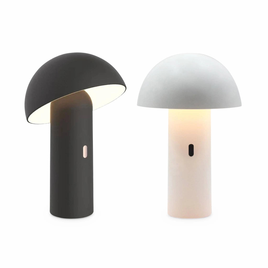 Lampada da tavolo a batteria nomadic con testa orientabile, 28cm, nero