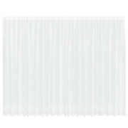 Tenda in Pizzo con tende Bianco 240 x 500 cm Poliestere