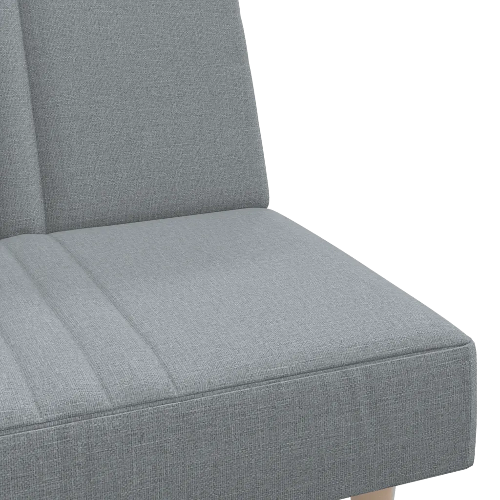 Divano letto-Sofa Letto-Daybed Grigio Chiaro in Tessuto 634030