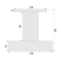 Portasciugamano Da Bagno 6606a Modern Brush Nickel