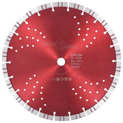 Disco da Taglio Diamantato con Turbo e Fori in Acciaio 300 mm cod mxl 71008