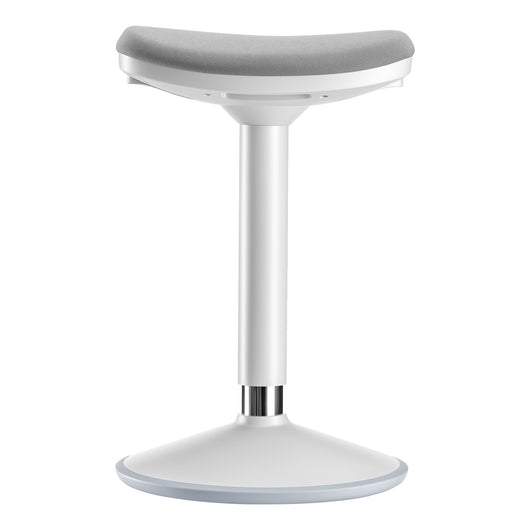 Sgabello sit stand grigio, sgabello girevole regolabile in altezza fino a 82 cm, max 135 kg, sgabello ergonomico per casa, ufficio, officina