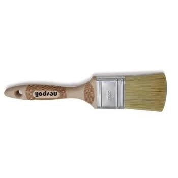 PENNELLO PIATTO 40MM USI GENERICI MANICO LEGNO