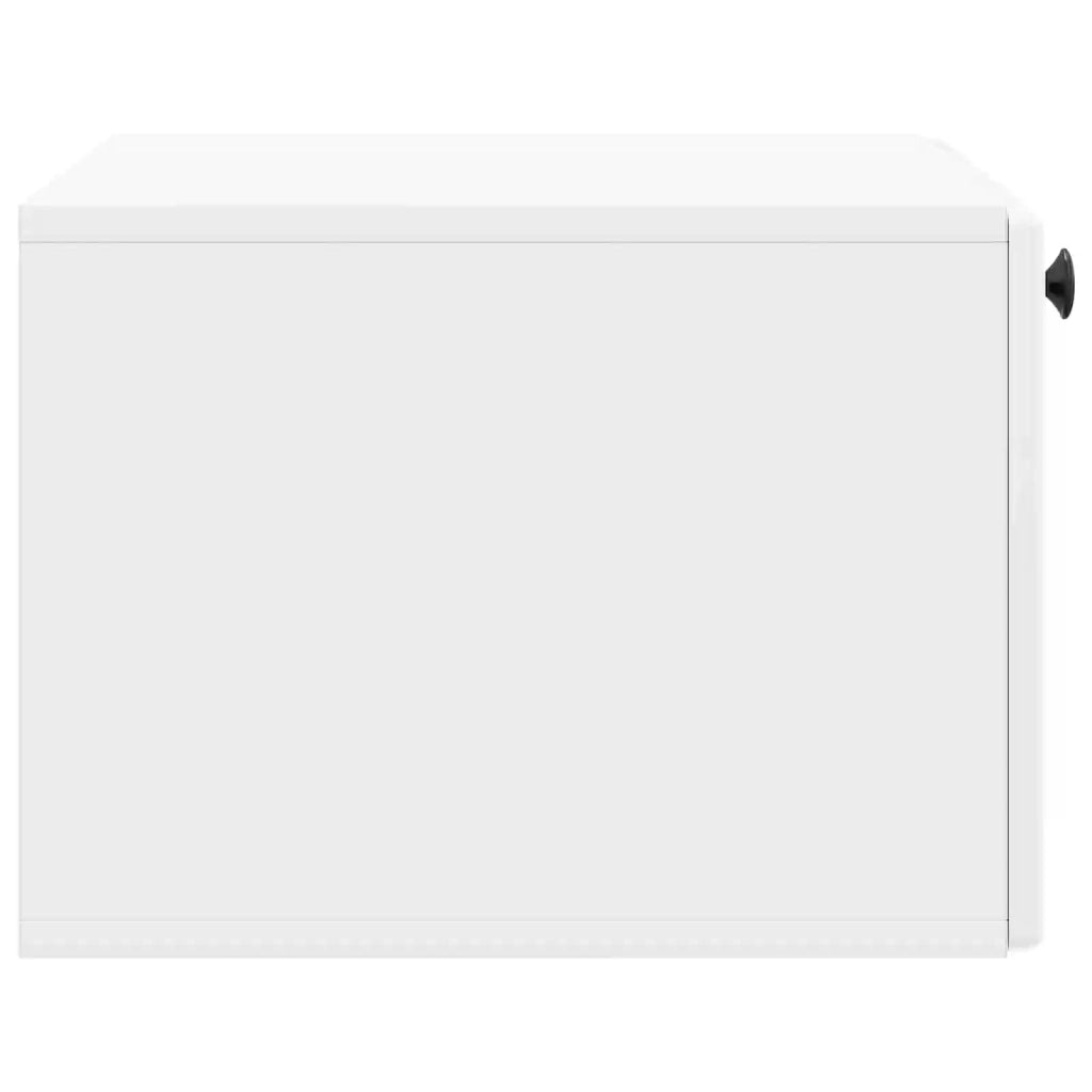 Mobile Porta TV da Muro 59,5 x 41 x 30 cm Bianco Lucido 899189