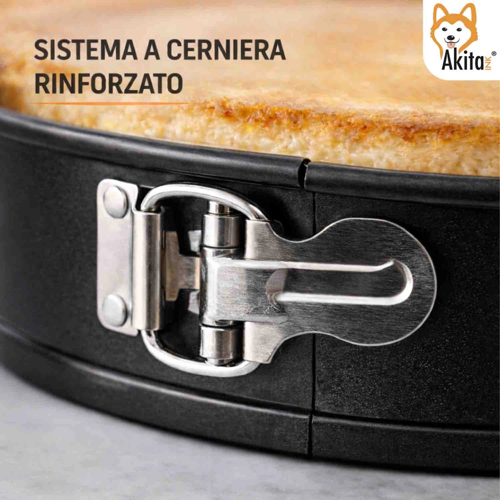 Akitaink Stampo Torta a Cerniera 28 cm Antiaderente