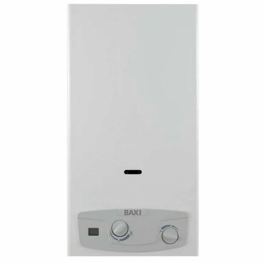 SCALDABAGNO A GAS CAMERA APERTA BAXI ACQUAPROJECT BLUE 11LT GPL A7698571 - BAXI