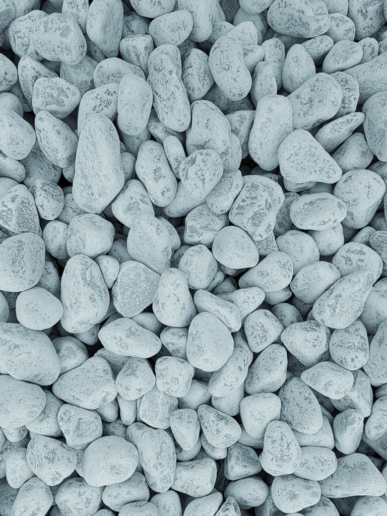 Ciottoli Bianchi di Marmo ''Bianco Carrara'' Mm 25 40 kg 20