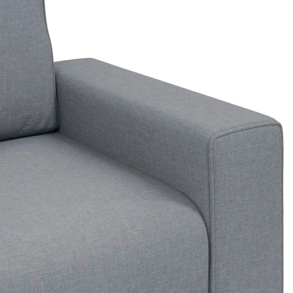 Poltrona | Sedia Relax Sofa Grigio chiaro 100 cm Tessuto