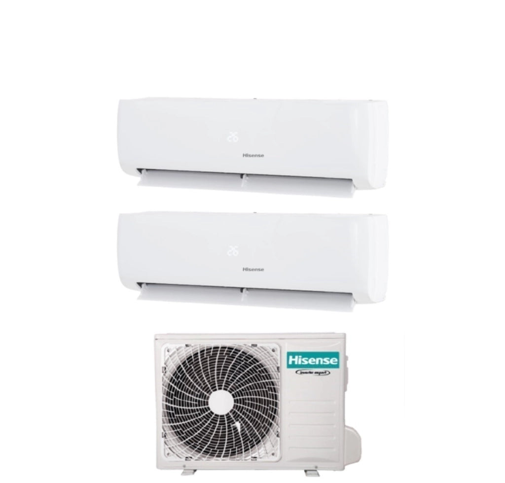 Condizionatore Dual Split Hisense IQ Plus 9+9 con 2AMW42U4RGC R-32 Wi-Fi Integrato 9000+9000