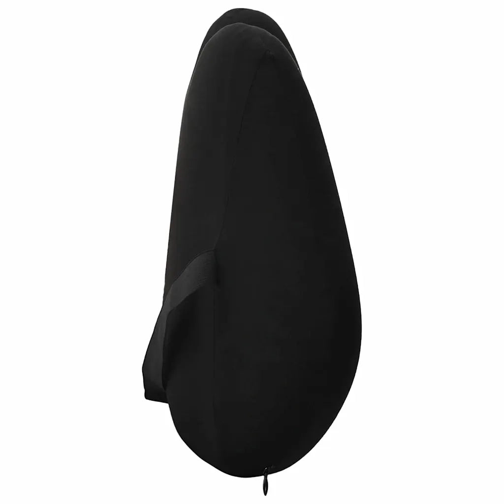 Cuscino lombare Nero Schiuma Memory 40 x 32 x 13 cm CFW6880156