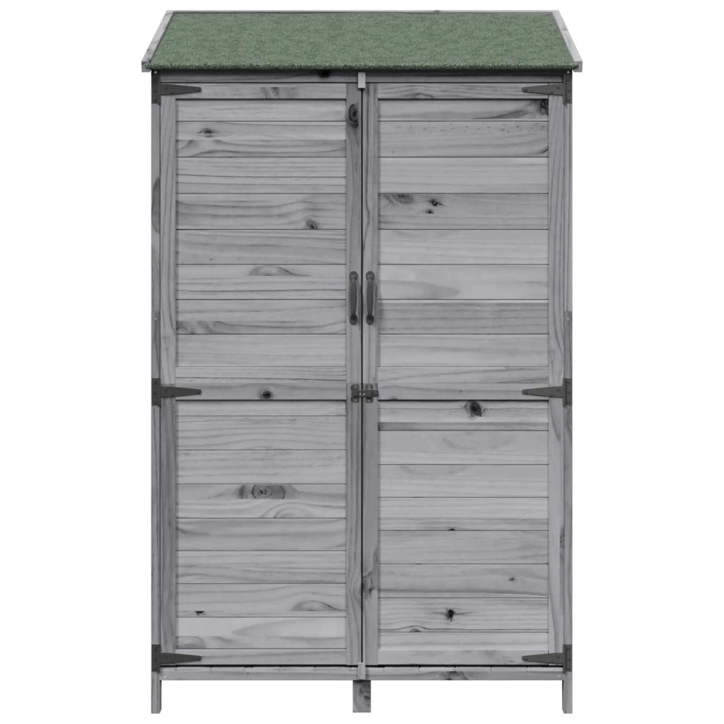 Capanno da Giardino Grigio 106,5 x 56 x 176 cm CFW6695368