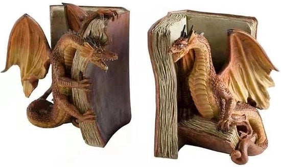 Decorative Support Draak per Libro per Scrivania per Home Office Tavolo Libri.