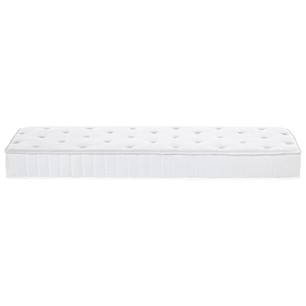 Materasso Bifacciale Tessuto Bianco Singolo 80 x 200 cm Medio Rigido