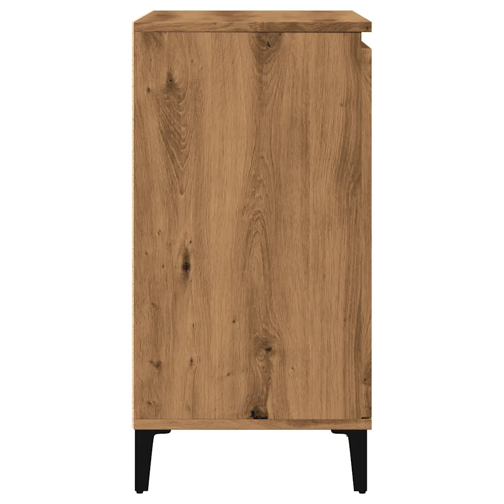 Credenza Rovere Artigianale 60x35x70 cm in Legno Multistrato