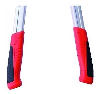Sandrigarden SG-FS10 ERGO Forbici per Siepi Lame Acciaio al Carbonio 25 cm Manici Tubolari Alluminio Impugnature Soft-Grip Lunghezza 61 cm
