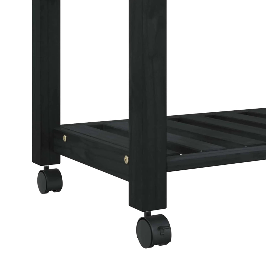 Carrello da Cucina MONZA Nero 84 x 40 x 88,5 cm CFW4469428