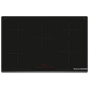 Bosch Serie 6 PIV83KHC1E piano cottura Nero Da incasso 80.2 cm Piano cottura a induzione 5 Fornello(i)