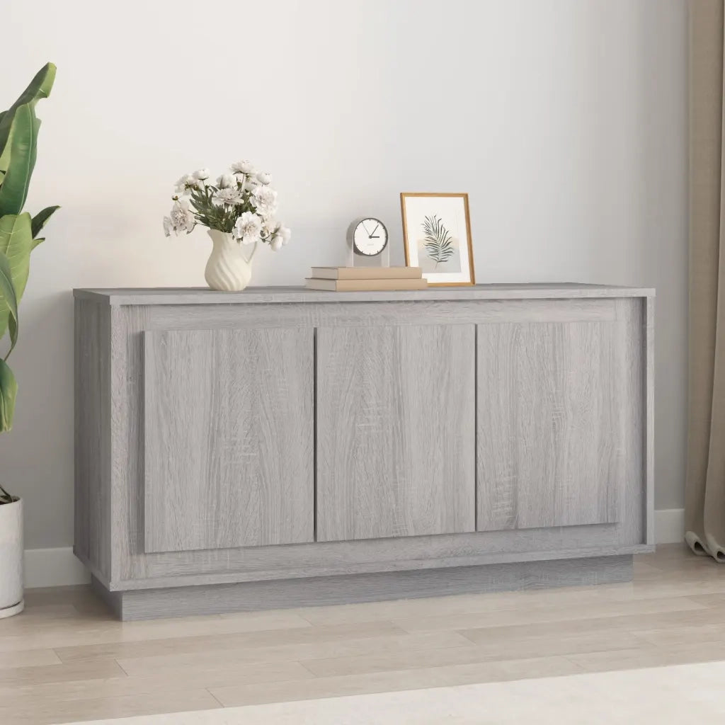 Credenza-Buffet-Armadio da cucina Grigio Sonoma 102x35x55 cm in Legno Multistrato