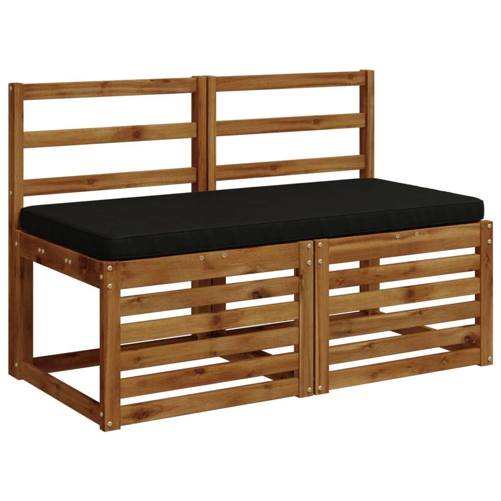 Cuscino per Panchina a 1 Pezzo VUGHT 100% Poliestere Nero 951820